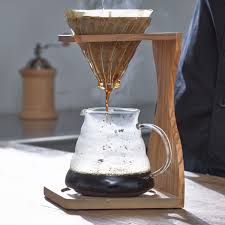 Amazon Com Hario V60 Coffee Dripper Stand Olive Wood Vss 1 Ov Pour Over Coffee Coffee Stands Coffee Maker