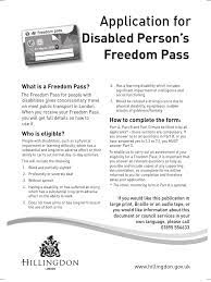 It is not a favour bestowed on disabled people and should not be treated as such. Freedom Pass Application Form Pdf Disability Learning Disability