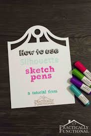 Very easy, you have to write a question that can be answered affirmatively or negatively (yes or no). How To Use A Silhouette Cameo Silhouette Sketch Pens Practically Functional