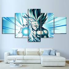 Compare prices on popular products in wall decor. 5 Piece Son Gohan Carton Characters Anime Poster Dragon Ball Z Canvas Art Decorative Paintings For Living Room Wall Decor Wish