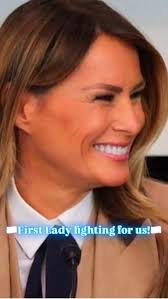 Looking amazing and dressed for the business at hand @melaniatrump took