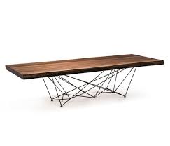 Gordon Deep Wood By Cattelan Italia Dining Tables Dining Table Design Wood Table Industrial Design Furniture