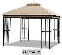 Amazon Com Mastercanopy Gazebo Replacement Canopy Roof For 10 10 Gazebo Model L Gz038pst F Brown Garde Gazebo Replacement Canopy Replacement Canopy Gazebo