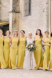 18 Yellow Bridesmaid Dresses For Bright Celebration With Images Yellow Bridesmaid Dresses Popular Bridesmaid Dresses Fall Bridesmaid Dresses