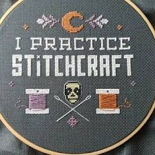 Rede sampler cross stitch pattern. I Practice Stitchcraft Gothic Cross Stitch Pattern Wiccan Etsy In 2021 Witch Cross Stitch Cross Stitch Designs Halloween Cross Stitch Patterns