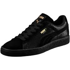 Black And Gold Puma Shoes Puma Suede Gold Women S Sneakers 112 830 Lbp Liked On Polyvore Featuring Shoes Sneakers Puma Black Black Lace Womens Sneakers Puma Suede Black Sneakers