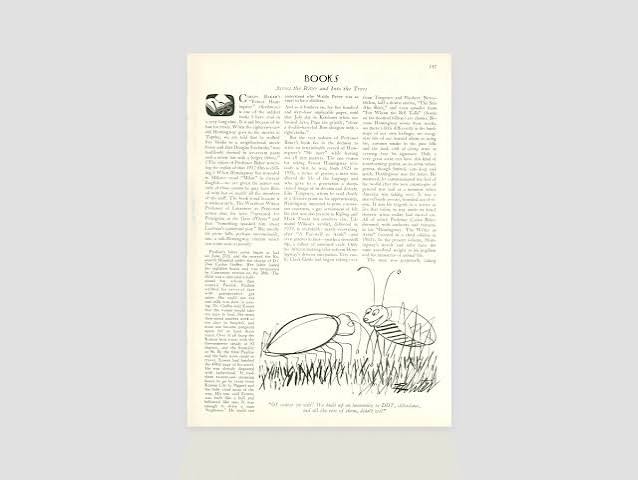 Across the River and Into the Trees | The New Yorker