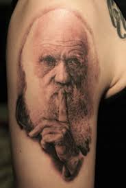 Best Black And Grey Tattoo Artists In Michigan Charles Darwin Tattoo By Tom Renshaw From Michigan Tatuagem Braco Tatoo Ideias De Tatuagens