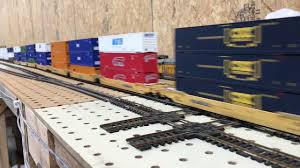 Triple Stack Csx Train With Ho Scale Youtube