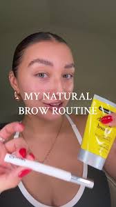 My updated natural brow routine 💛 Products: @Glossier Brow Flick in...