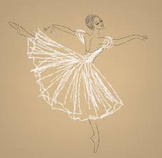 Para dibujar a lápiz no hace falta invertir mucho dinero. Dibujo A Lapiz Con Bailarina En El Vestido Blanco Ilustraciones Vectoriales Clip Art Vectorizado Libre De Derechos Image 28510033