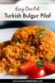 Turkish Bulgur Pilaf Recipe Unicorns In The Kitchen Pilaf Recipes Bulgur Recipes Turkish Recipes