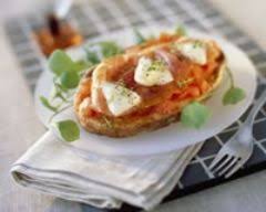 Bruschetta A La Tomate Au Jambon De Parme Et A La Mozzarella Recette Jambon De Parme Alimentation Recettes De Cuisine