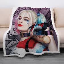 A fun blanket like this is great for at. Suicide Squad Harley Quinn 3d Digital Printed Throw Blanket Sofa Fleece Blanket Ebay