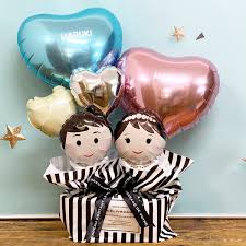 バルーン 結婚 祝い
