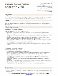 Graduate Engineer Trainee Resume Samples Qwikresume