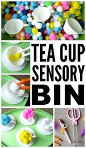 You'd be amazed at how much fun kids can have while creating and learning with sensory play — no screen required! Mother S Day Activities For Kids Tea Cup Sensory Bin Mother S Day Activities Children S Day Activities Sensory Bins