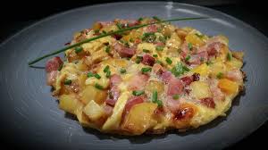 Omelette Au Lardons Poivron Et Pomme De Terre Omelette Lardons Recette Lardon Omelette Pomme De Terre