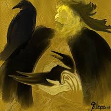 Bryn Teg Fair Hill Spiritual Paintings Crow Art Crow