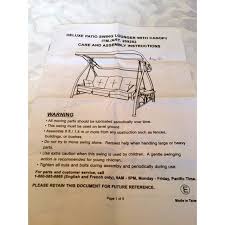 Diy simple retractable canopy for your pergola. Replacement Canopy For Costco 209282 Swing Garden Winds Canada