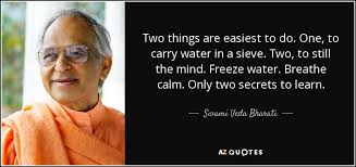 By the grace of the saints, i sing the praises of the ocean of virtue after. Quotes By Swami Veda Bharati A Z Quotes