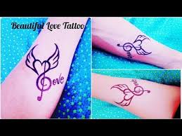 How To Make A Beautiful Love Tattoo On Hand By Tattoo Art By Kk Youtube Love Tattoo On Hand Tattoo Lettering Hand Tattoos