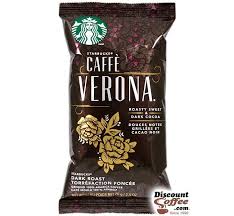 Roasty sweet & dark cocoa. Starbucks Caffe Verona Coffee Office Coffee Discountcoffee Com