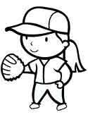 100% free coloring page of a baseball. Baseball Coloring Pages