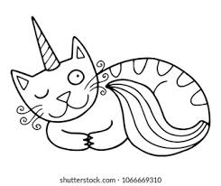 Super adorable caticorn coloring pages! Cute Caticorn Illustration Coloring Page Book Stock Vector Royalty Free 1066669310