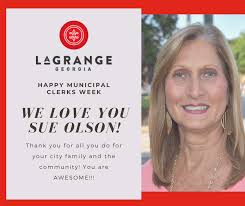 We can't let Municipal Clerks Week end without giving a *HUGE* shoutout to  our City Clerk Sue Ford Olson. We joke that we don't call 911, we call Sue.  While we follow