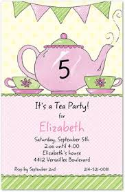 Text Message Daughter Birthday Invitation Message Tea Initial Celebration Party Invitations Tea Party Invitations Party Invite Template Birthday Invitations Girl
