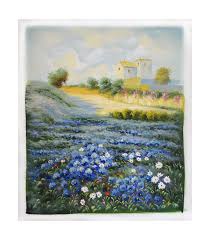 Get deals with coupon and discount code! Buy Online Landscape Field With Blue Flowers Martiarte