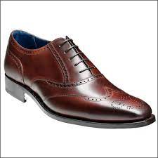 Barker Johnny Dark Brown Calf Wingtip Brogue Cwmenswear