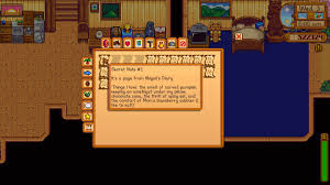 Whenever you speak to a villager that says your name in dialogue (for example. Secret Notes What They Say Rewards They Give Stardew Valley