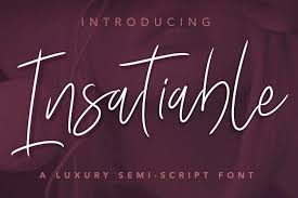 Descarga fuentes gratuitas para windows y mac. Insatiable Script Font 176408 Handwritten Font Bundles