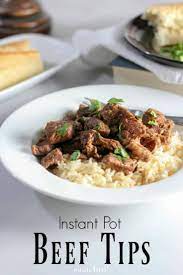 How To Make Easy Instant Pot Beef Tips Recipe Beef Tips And Rice Beef Tips Pot Recipes