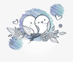 Lovebird Giant Panda Vector Birds Transprent Png Love Bird Drawing Free Transparent Png Download In 2020 Love Birds Drawing Bird Drawings Drawings