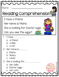 Free Reading Comprehension Reading Comprehension Reading Comprehension Worksheets Kindergarten Reading