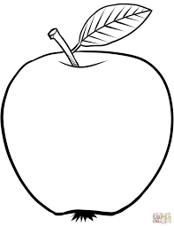 30 Best Picture Of Apple Coloring Pages Albanysinsanity Com Apple Coloring Pages Leaf Coloring Page Apple Picture