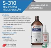 Cola para Acrílico S-310 Semiviscosa | 1L - Sinteglas