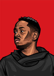 Scarica lo sfondo del Disegno Digitale Di Kendrick Lamar