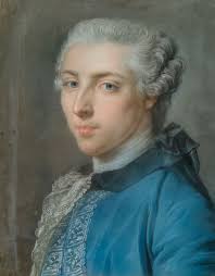 Attributed to JEAN–ETIENNE LIOTARD Head and shoulders portrait of Johannes  Bürkli, head bailiff in Erlenbach.