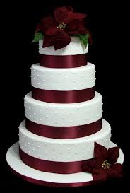 Traditional Wedding Cake 6 8 10 12 Covered In Fondant With Ribbon Silk Flowers Christmas Wedding Cakes Winter Wedding Cake Wedding Cake Toppers