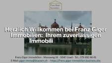 Franz Giger Immobilien - YouTube