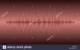 Vector Background Music Wave Balance Chart Circles Burgundy