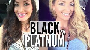 Black Box Dye To Blonde Process Dyed Black Hair To Platinum Blonde At Home Color Oops Wella T18 Black Hair Dye Color Oops Blonde Hair Dyed Black