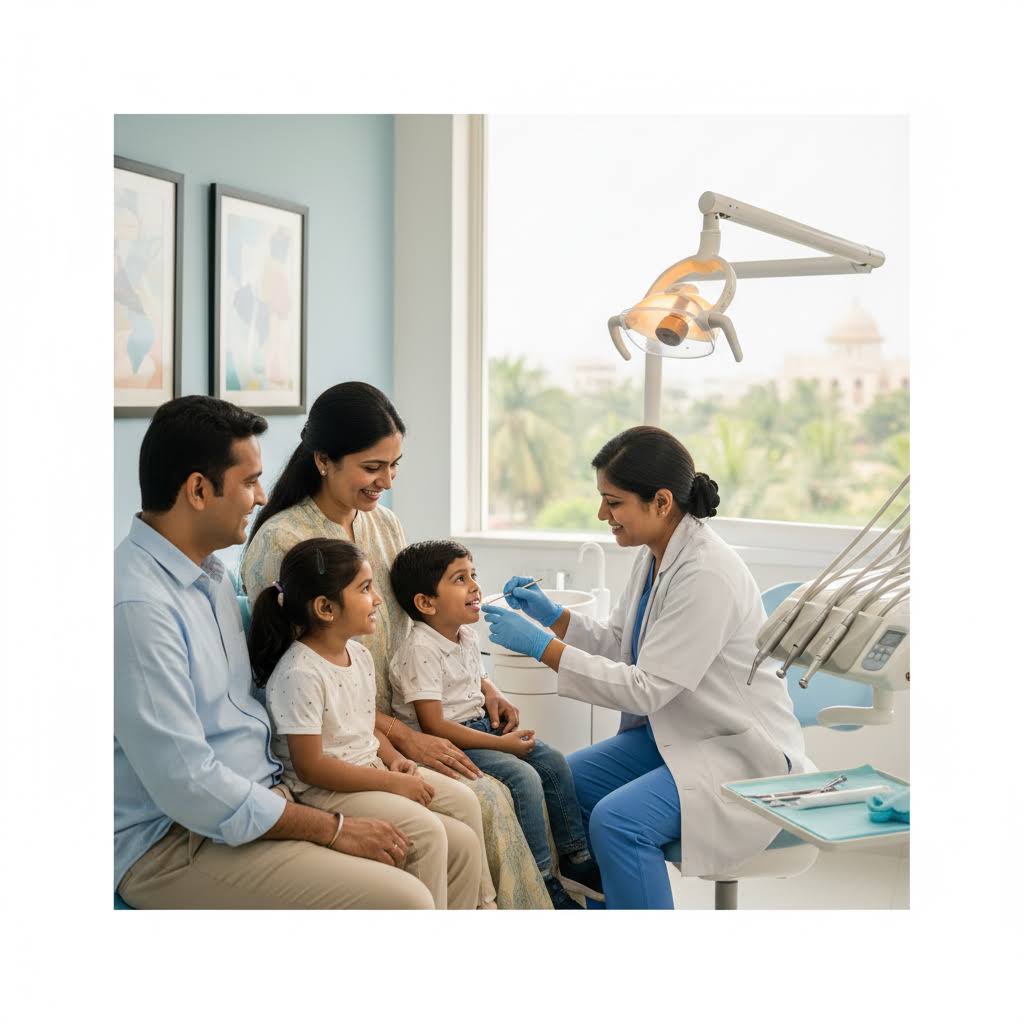 Dental checkup for family product image