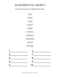 Let's take it from the top: Alphabetical Order Lesson Plans Worksheets Lesson Planet