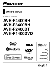 Introduction of bluetooth telephone operations. Pioneer Avh P2400bt Manuals Manualslib