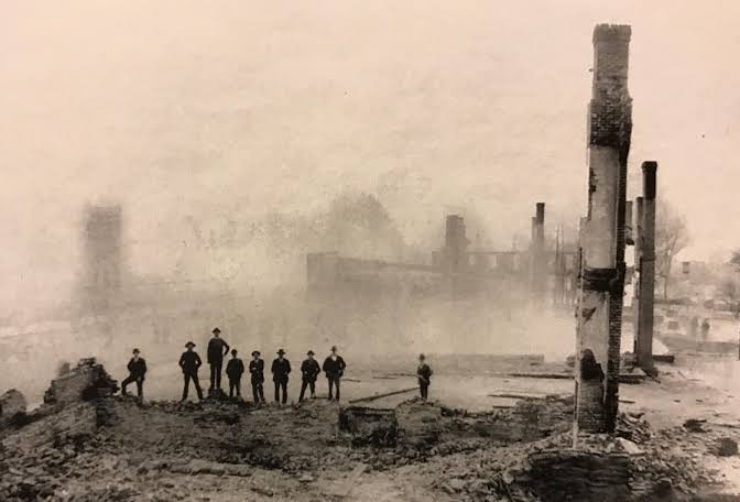 Marion NC fire of 1894 devastates downtown